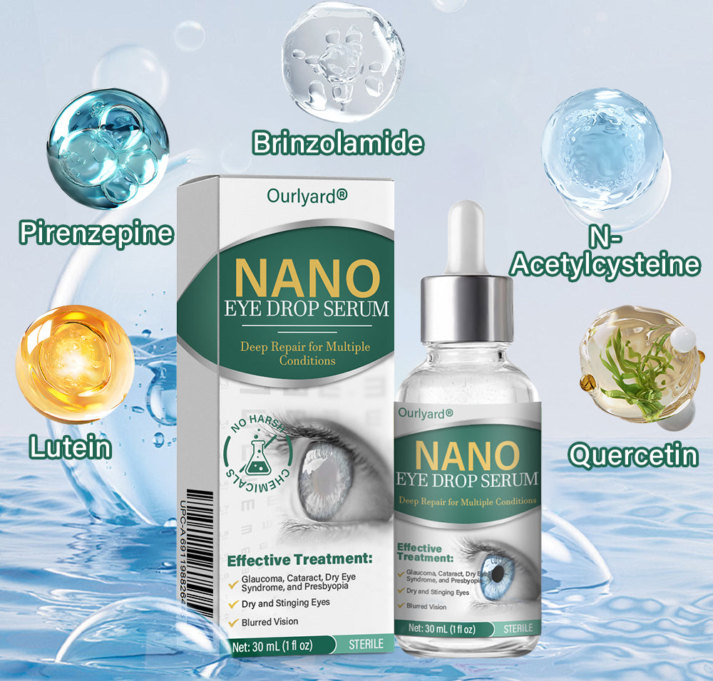 👩‍⚕️Ourlyard® Nano Eye Drops Serum ✅FDA Approved(Suitable for presbyopia, glaucoma, and cataracts) 🌿🌿