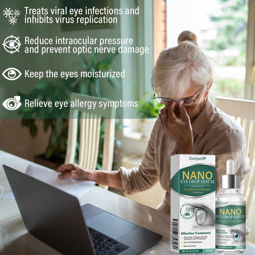 👩‍⚕️Ourlyard® Nano Eye Drops Serum ✅FDA Approved(Suitable for presbyopia, glaucoma, and cataracts) 🌿🌿