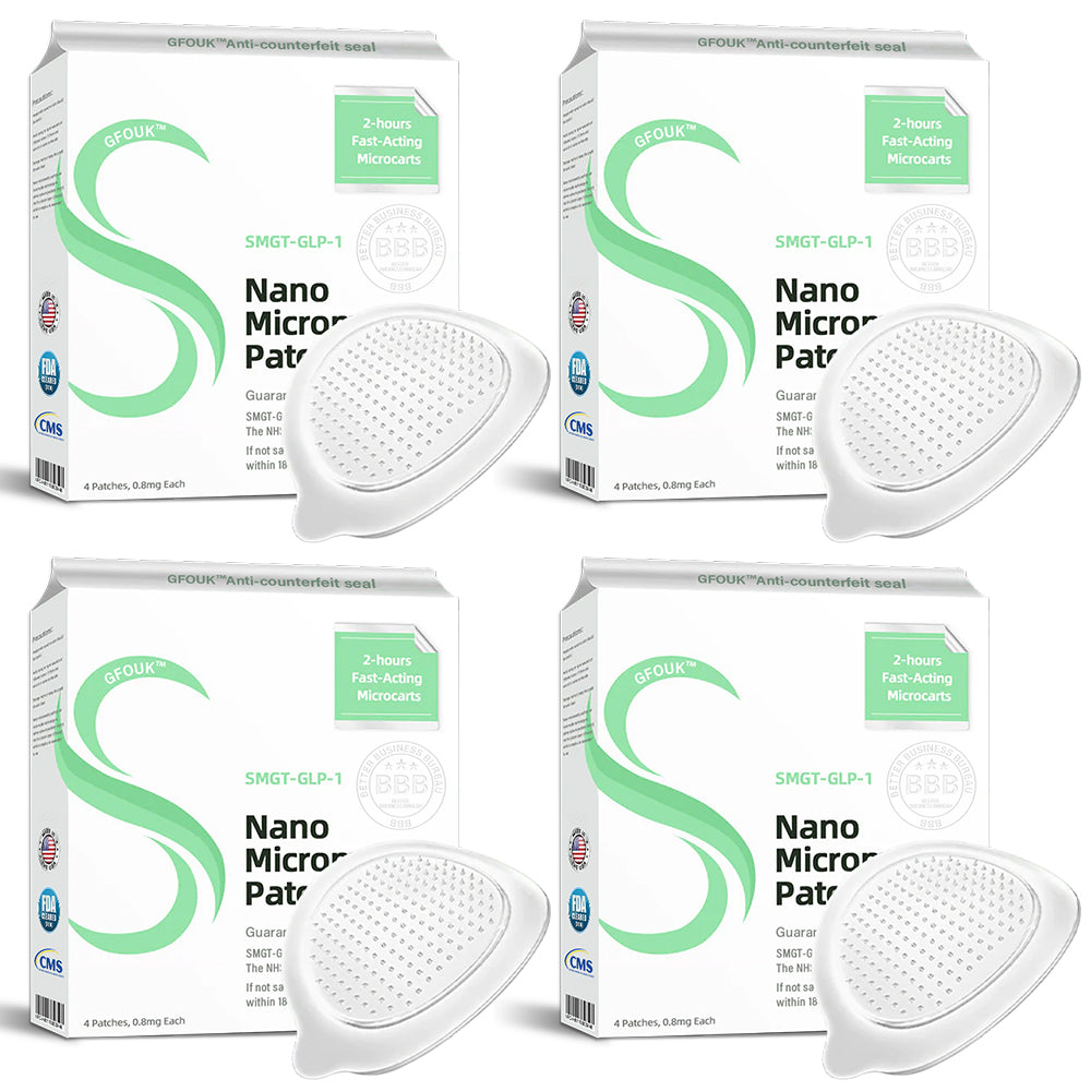 [See results in 7 days] ✅ GFOUK™ SMGT-GLP-1 Nano Microneedle Patch ✅ FDA certified (Painless, long-lasting, addressing diabetes, obesity, and cardiovascular diseases) 🍀up
