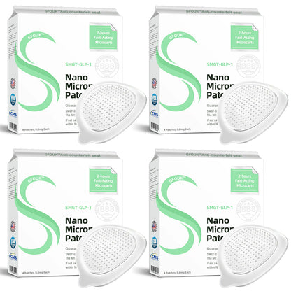 [See results in 7 days] ✅ GFOUK™ SMGT-GLP-1 Nano Microneedle Patch ✅ FDA certified (Painless, long-lasting, addressing diabetes, obesity, and cardiovascular diseases) 🍀up